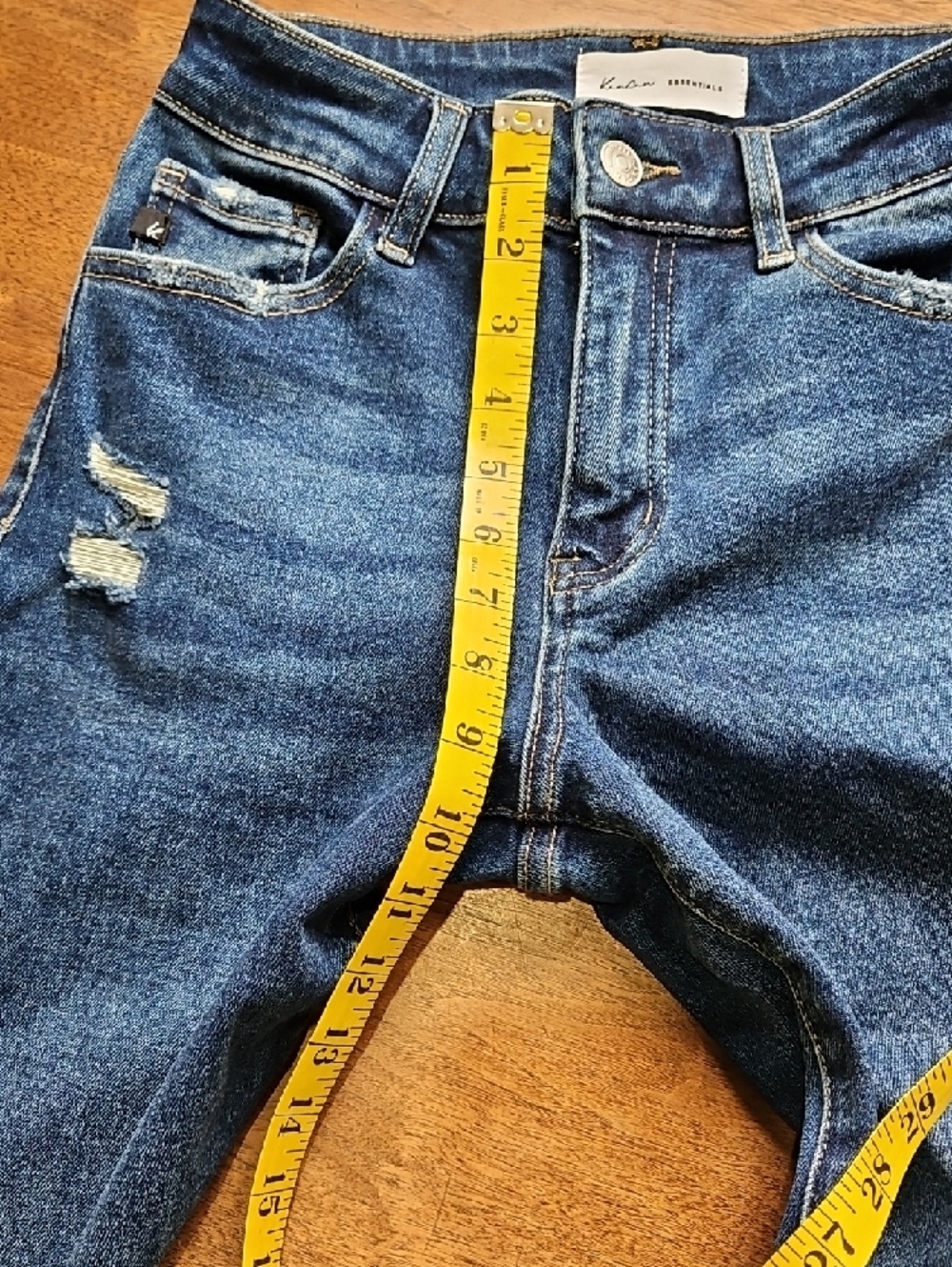 KanCan Dark Blue Wide Leg High-Rise Jeans - Picture 11 of 15